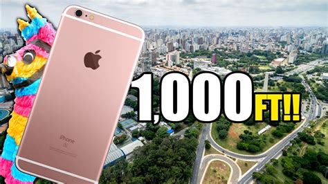 iphone 6s drop test 1000 feet|Can a Piñata Protect an iPhone 6s From 1000 FT .